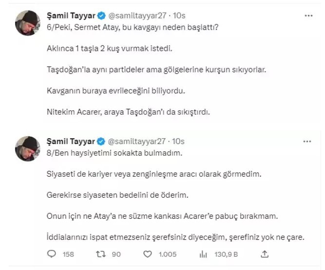 Deprem Cumhur İttifakı'nı karıştırdı! Şamil Tayyar'dan tartışma çıkaracak paylaşımlar - Resim : 3