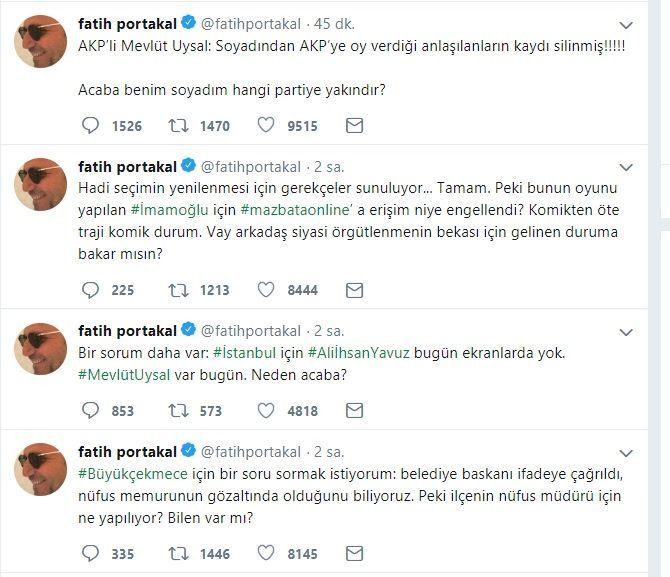 Fatih Portakal'dan 'soyadı' yorumu: "Acaba benim soyadım hangi partiye yakın?" - Resim : 1