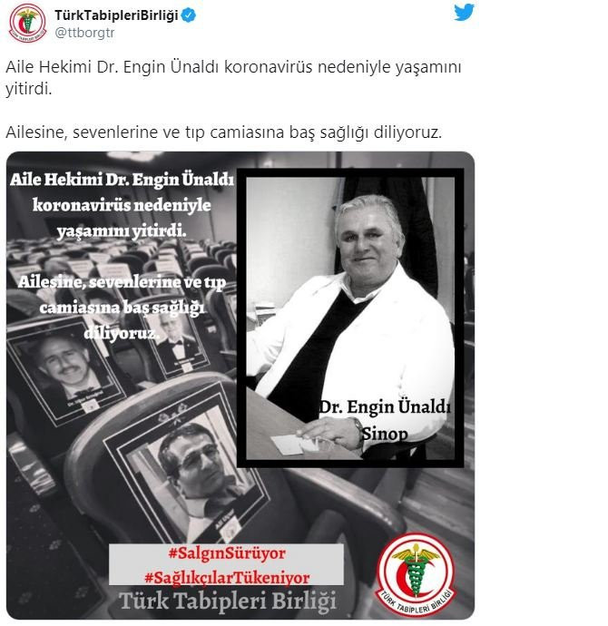 Bir doktor daha koronavirüse yenildi - Resim : 1