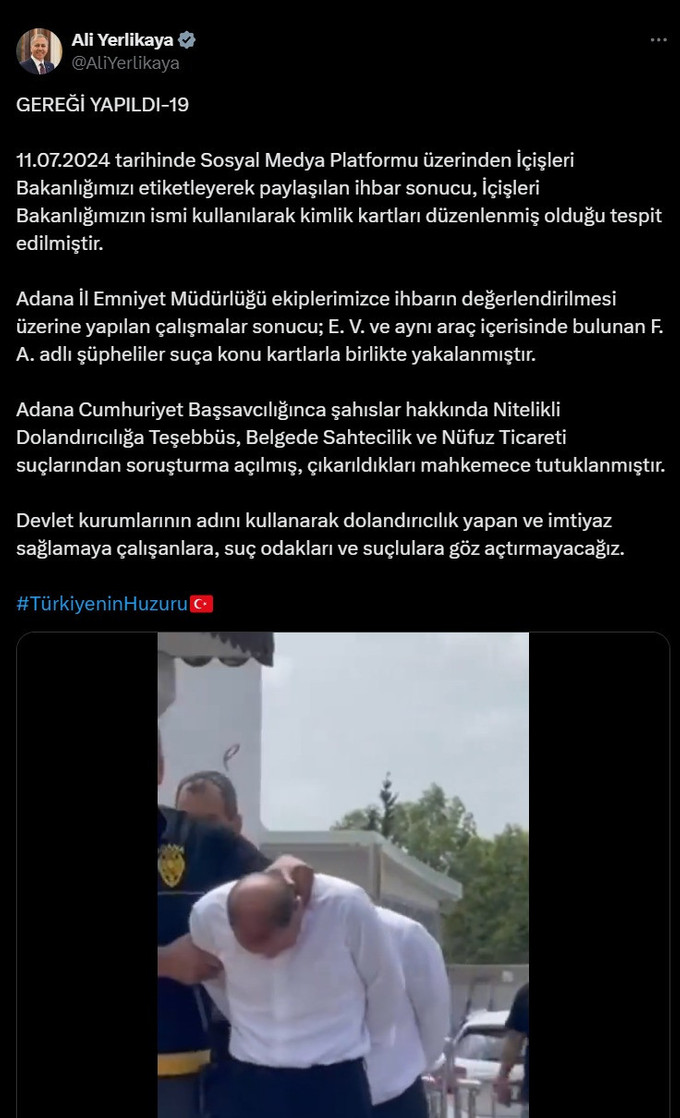 ‘Gereği yapıldı’ denilen Ferhat Aydoğan, başdanışmanla görüştü! - Resim : 2