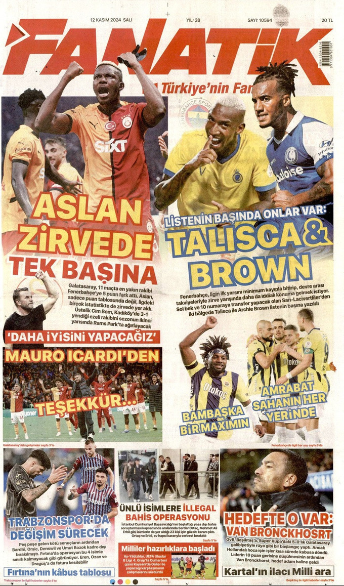 Yasa dışı bahis soruşturmasında Demirören Medyası tek ses oldu! Ünlü isimler manşetlerde... - Resim : 2