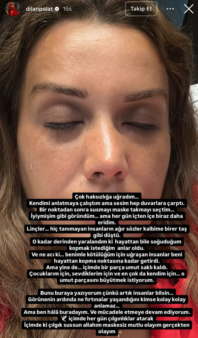 Dilan Polat psikiyatri kliniğine yatış yaptı: Avukatından açıklama - Resim : 1