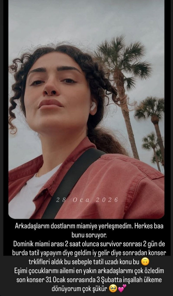 Dilan Çıtak, Miami'ye mi yerleşti? Açıklama geldi - Resim : 1