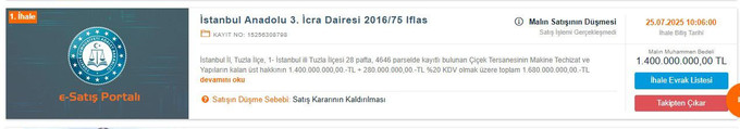 MedyaRadar yazdı mahkeme ‘Dur’ dedi! Tersanenin satış ihalesi iptal edildi! - Resim : 1