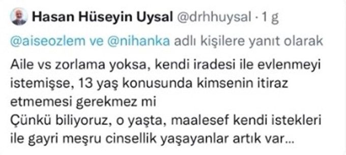 Hastayı 'teşhirci' diyerek tedavi etmedi! O doktorun çocuk evlilik paylaşımları ortaya çıktı - Resim : 1