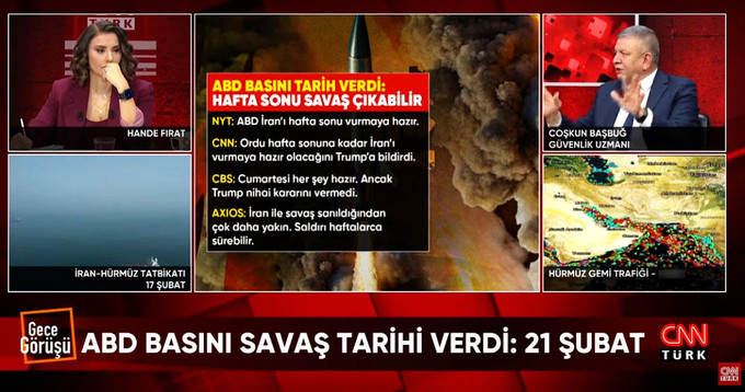 CNN Türk’ün savaş aşkı! Her akşam aynı alarm: “ABD İran’ı bu gece mi vuracak? O gece bu gece mi?” - Resim : 1