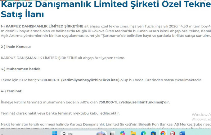 TMSF Emrah Bağdatlı’nın teknesini satıyor! Sırada yarış atları mı var? - Resim : 3