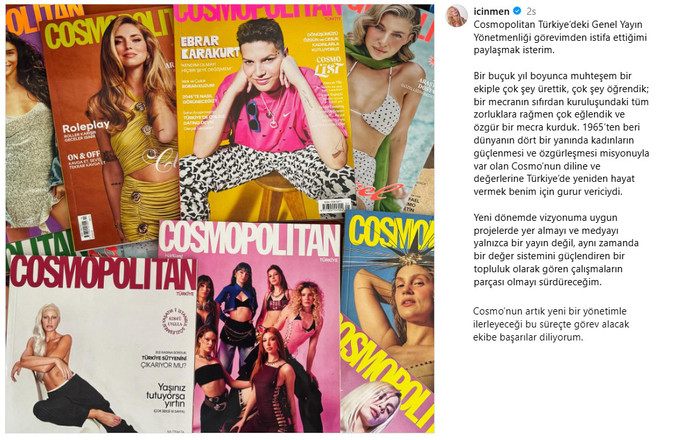 Ünlü kadın dergisinde üst düzey deprem! - Resim : 1