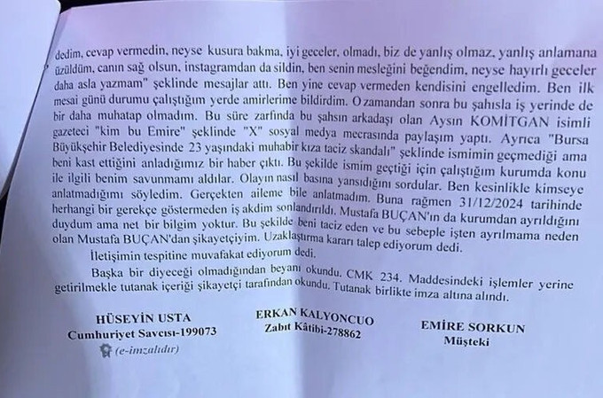 CHP'li belediyede skandal! Muhabiri önce taciz etti sonra işten kovdurdu - Resim : 2