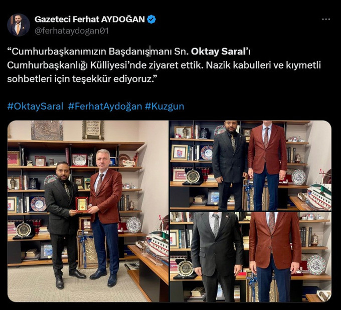 ‘Gereği yapıldı’ denilen Ferhat Aydoğan, başdanışmanla görüştü! - Resim : 1