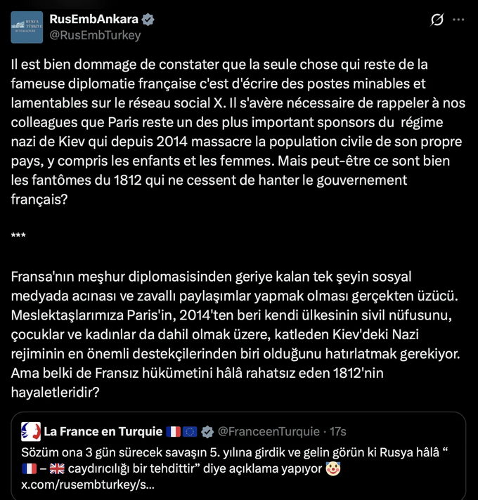 Ankara’da diplomatik kavga: Büyükelçilikler sosyal medyada karşı karşıya geldi - Resim : 2