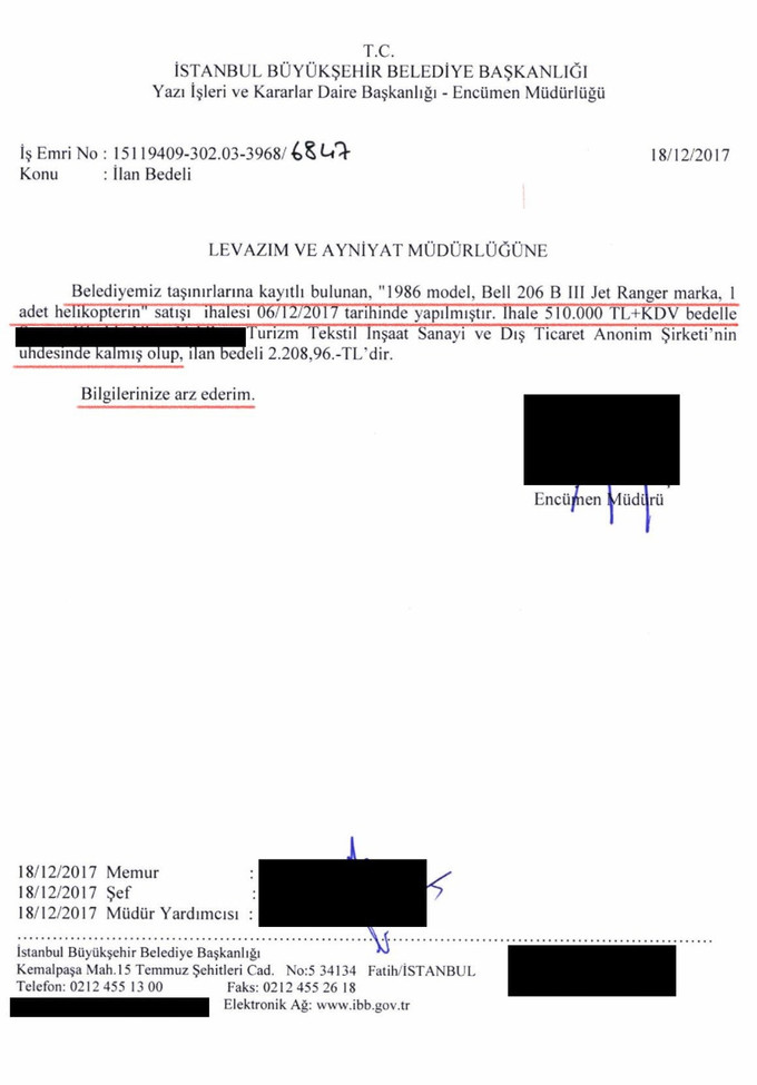 Araba fiyatına helikopter! CHP’li Yavuzyılmaz satış belgesi paylaştı - Resim : 1