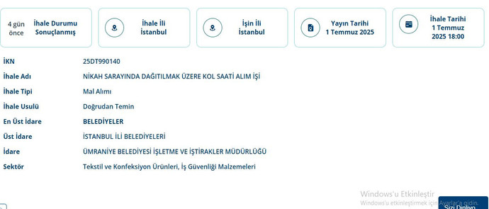 Evlenene kol saati takacak! İhaleyi bakın kim aldı? - Resim : 4