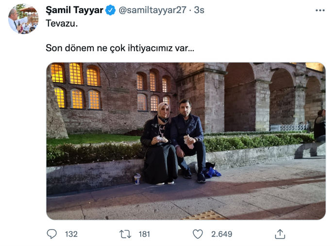 Tayyar, Erdoğan'ın damadının fotoğrafını paylaştı: "Tevazu, son dönem ne çok ihtiyacımız var…" - Resim : 1