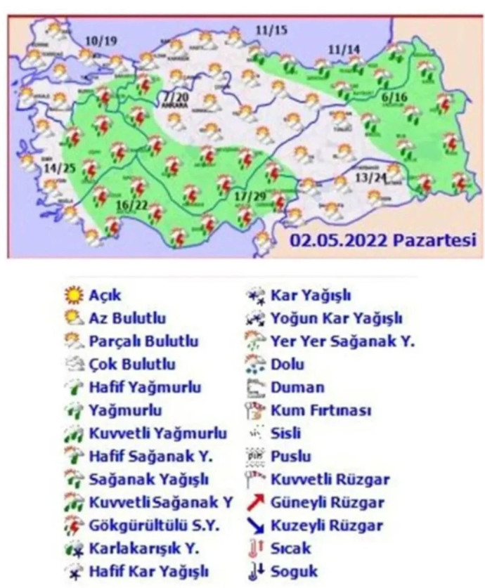 Bayramda hava nasıl olacak? Meteoroloji gün gün açıkladı - Resim : 2