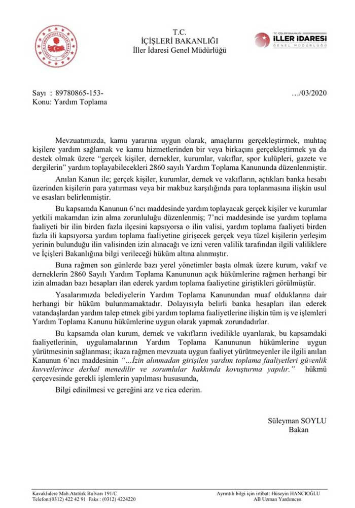 İBB ve ABB'nin bağış hesaplarına bloke konuldu! - Resim : 1