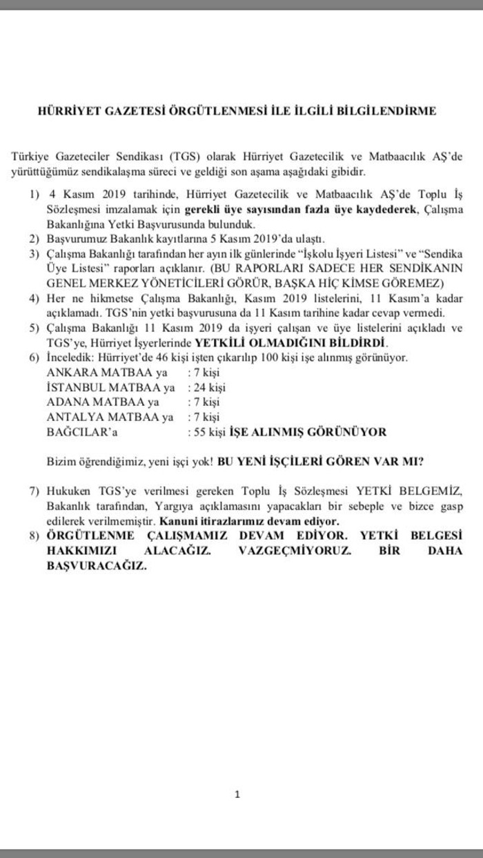 TGS'den Demirören yönetimine ağır suçlamalar! - Resim : 1