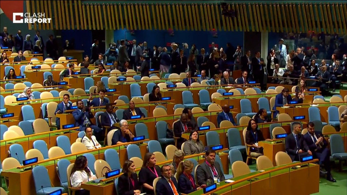 Netanyahu'ya BM'de şok protesto! Salon bir anda boşaldı - Resim : 2