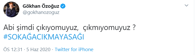 Athena Gökhan 'sokağa çıkma yasağı' tepkisi! "Abi şimdi çıkıyor muyuz, çıkmıyor muyuz?" - Resim : 1