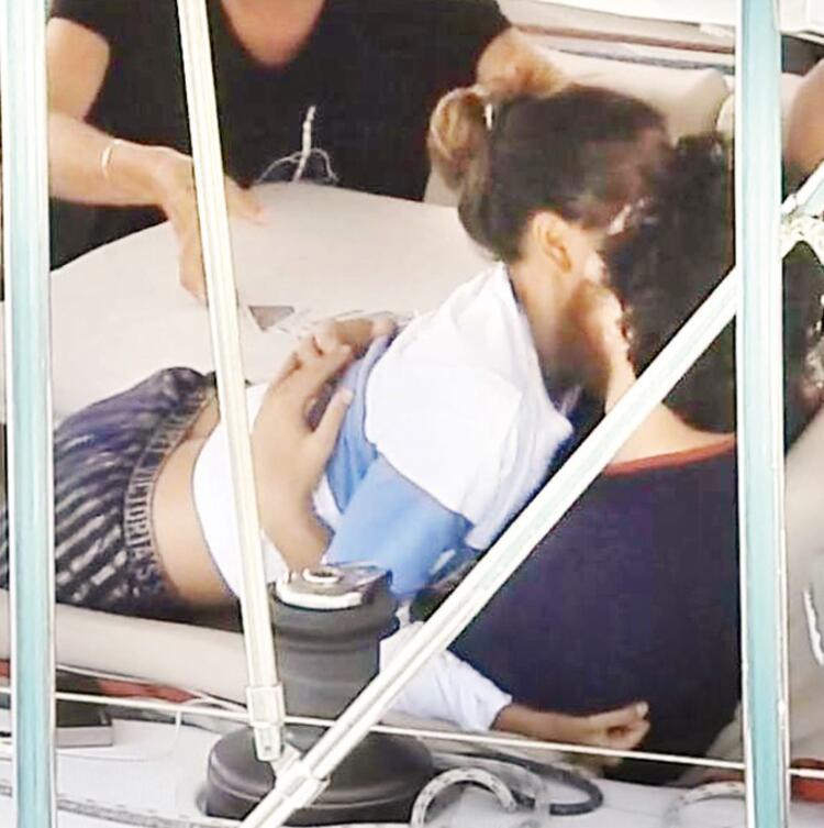 Çağatay Ulusoy ve Duygu Sarışın'ın romantik anları: Çıldırtma beni koparırım etini! - Resim : 3