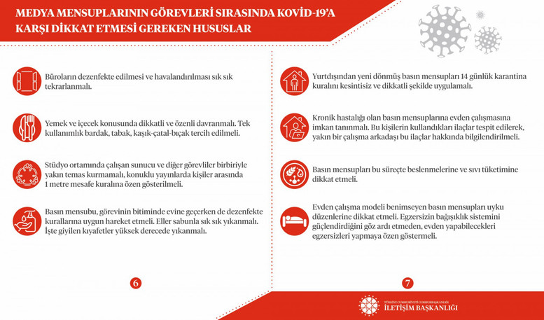 İletişim Başkanlığı'ndan gazetecilere korona virüs uyarısı! - Resim : 4