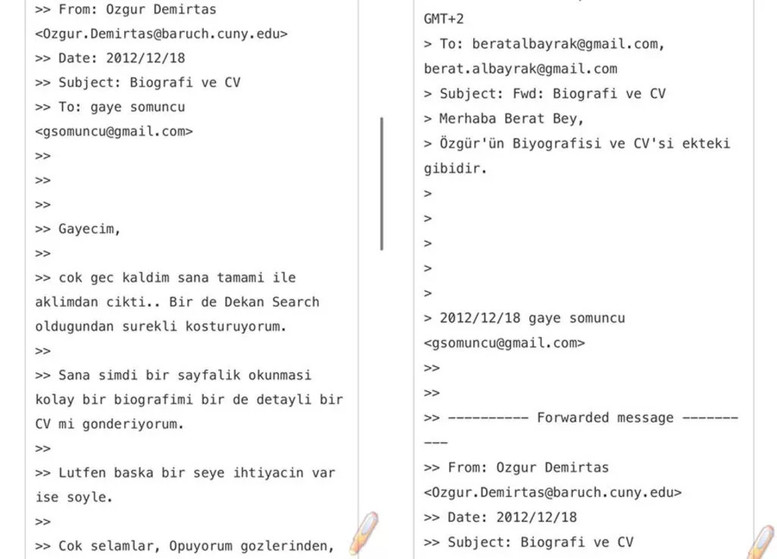 Sosyal medya bu iddiayı konuşuyor! Özgür Demirtaş, Berat Albayrak'a CV mi gönderdi? - Resim : 2