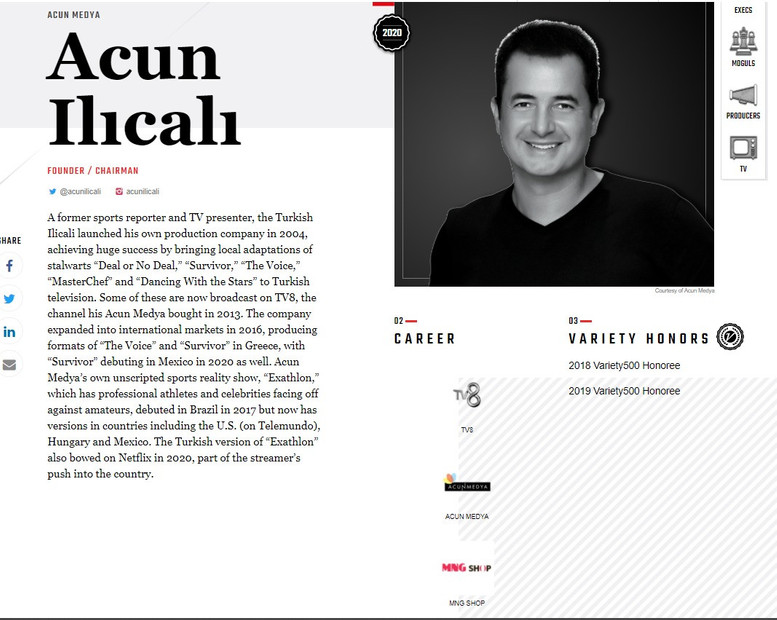 Dünyaca ünlü dergi yayınladı! Hangi Türk medya patronu o listeye girdi? - Resim : 1