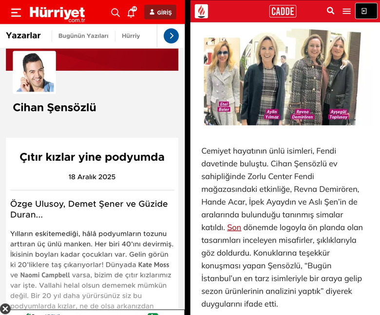 Revna Demir&ouml;ren istedi, Cihanna yazar oldu! Bol reklamlı k&ouml;şe yazıları! - Resim : 3