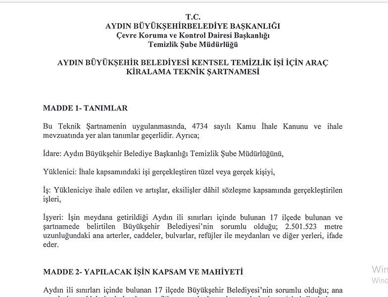 ‘Topuklu Efe’yi korkutan ihale… Rekabet kalktı ihaleyi Aktaş kazandı! - Resim : 2