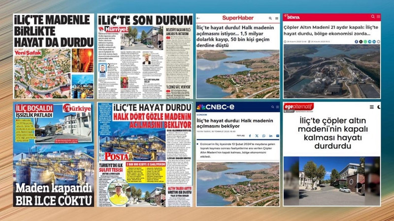 Faruk Bildirici’den ‘İliç’ manşetleri tepkisi: Paralı haber mi, propaganda mı? - Resim : 1