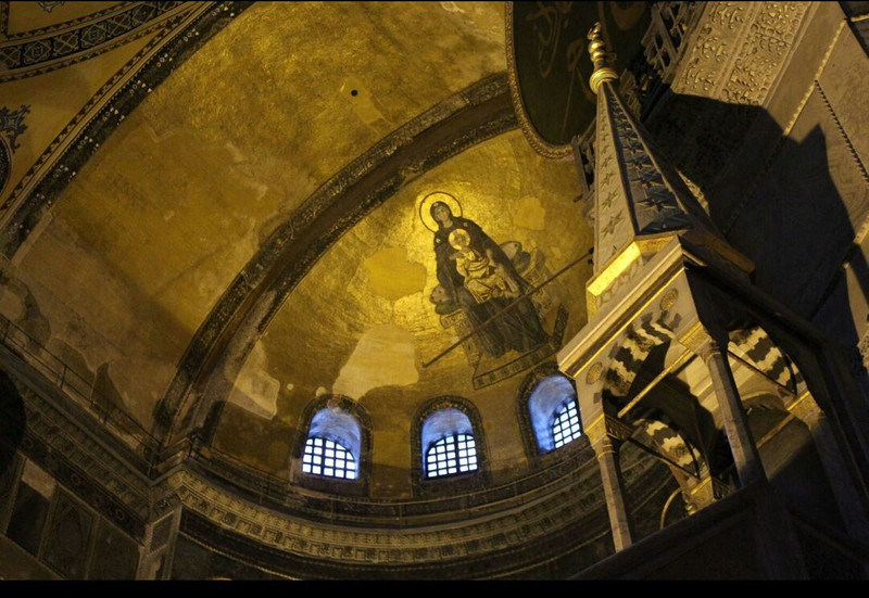 Ayasofya'da kritik soru cevap buldu! Mozaik ve fresklere ne olacak? - Resim : 1