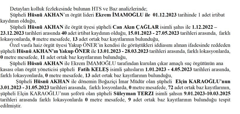 İmamoğlu iddianamesinde “Reina” detayı: Doğuş Grubu’na rüşvet suçlaması - Resim : 2