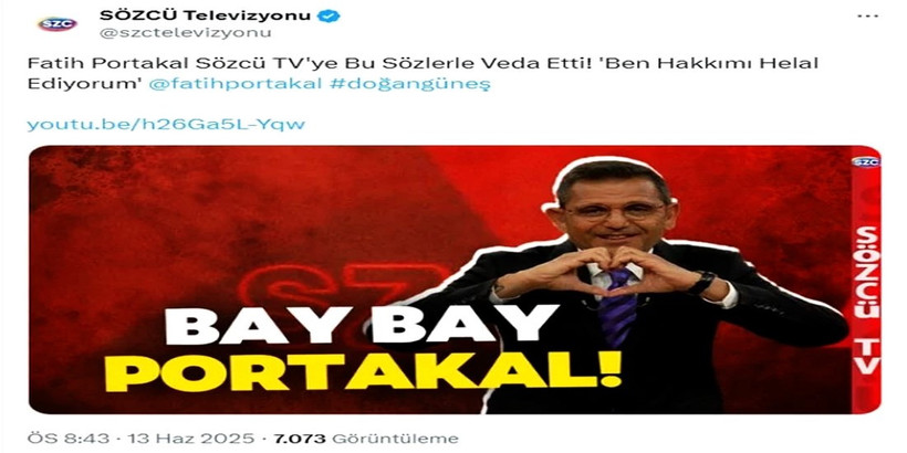 Emekli Fatih Portakal rotasını hangi kanala çevirdi? - Resim : 12