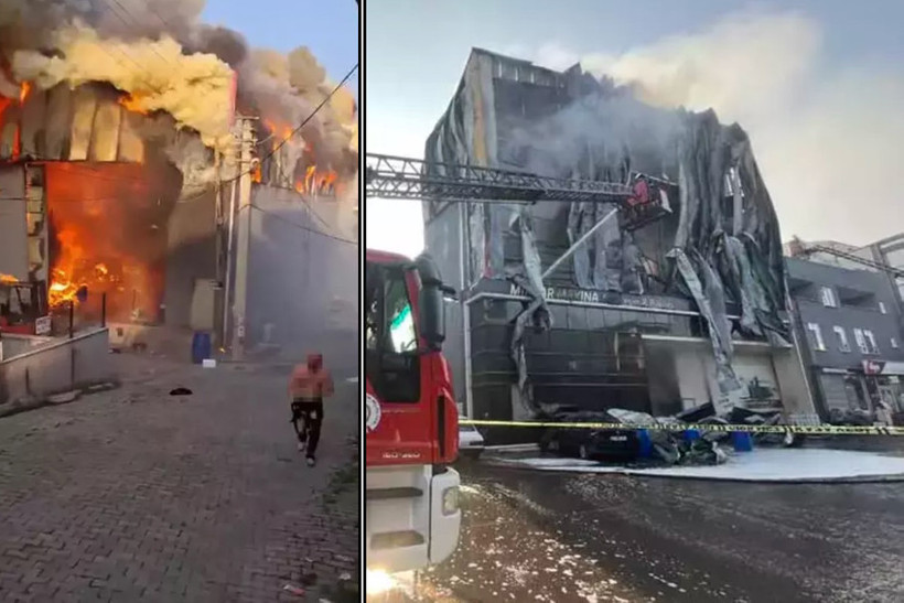 Kocaeli'de parfüm deposunda yangın faciası! 6 kişi hayatını kaybetti - Resim : 2