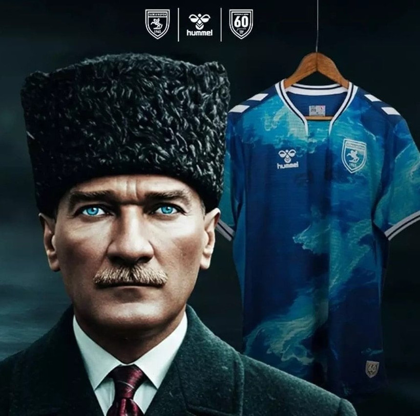 Samsunspor'un Atatürklü forması Atina'yı karıştırdı - Resim : 1