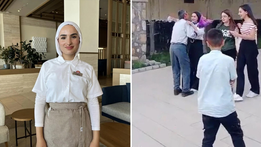 YKS çıkışında babası çiçeklerle karşılamıştı: Kazandığı üniversite belli oldu