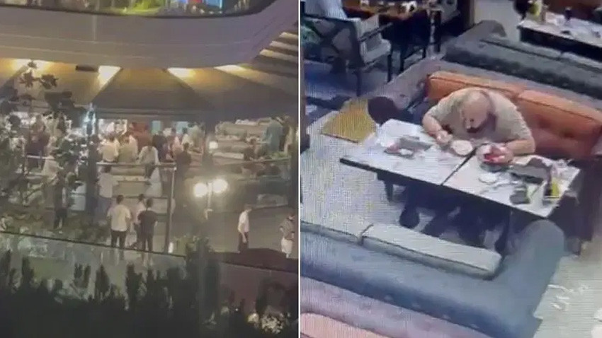 İstanbul'un göbeğinde korkunç olay...   Spor kulübü başkanına kafede kanlı infaz!