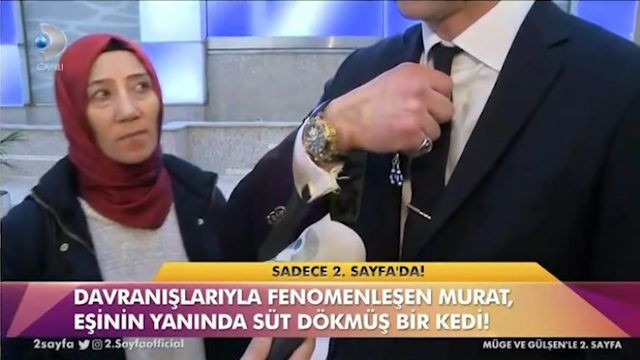 MasterChef Murat eşinin yanında süt dökmüş kediye döndü! - Sayfa 2