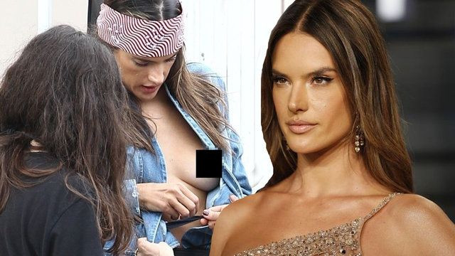 Alessandra Ambrosio'nun zor anları! Frikik vermekten kurtulamadı - Sayfa 1