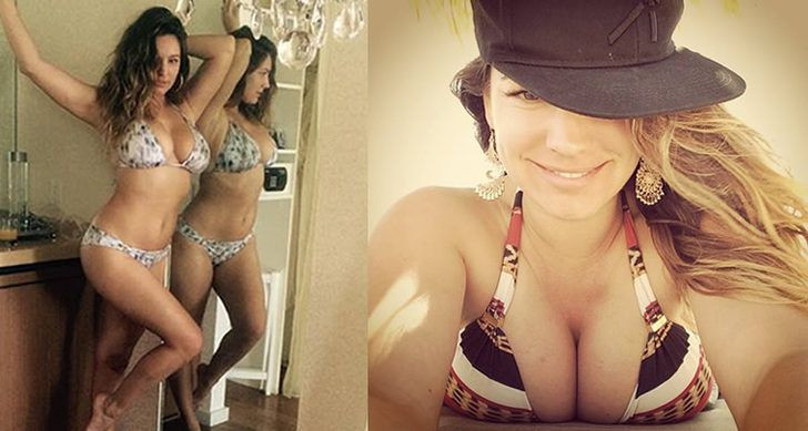 Kelly Brook cesur elbisesiyle büyüledi - Sayfa 11