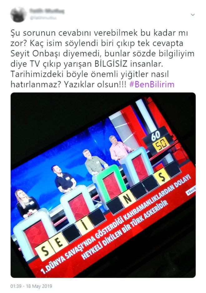 Ben Bilirim'de seyirciyi çıldırtan an! Seyit Onbaşı'yı bilemediler! - Sayfa 11