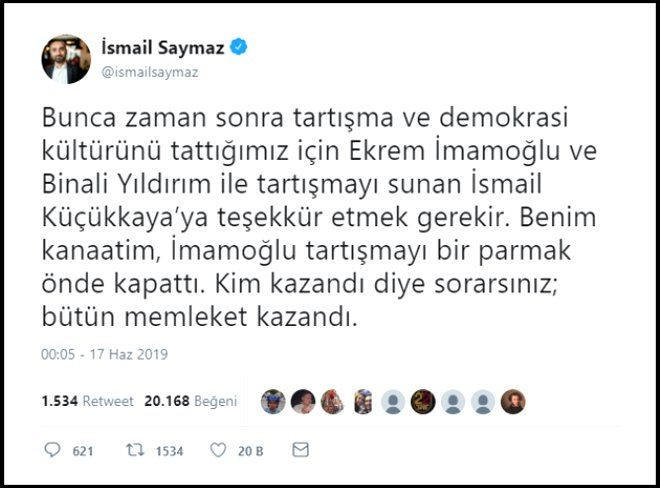 Ünlü gazeteciden çok konuşulacak Binali Yıldırım tweeti! - Sayfa 18