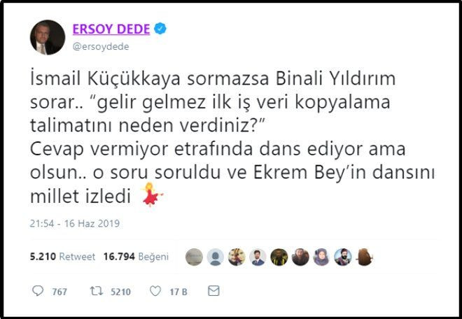 Ünlü gazeteciden çok konuşulacak Binali Yıldırım tweeti! - Sayfa 19