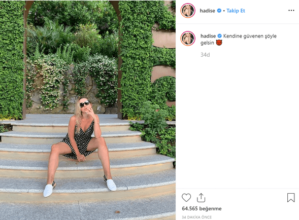 Hadise Instagram hesabından meydan okudu! - Sayfa 1