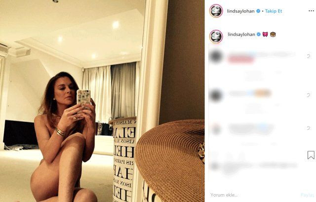 Güzel oyuncu Lindsay Lohan, doğum günü için çırılçıplak soyundu - Sayfa 2