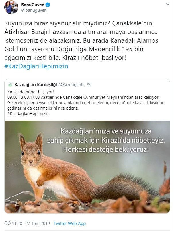 Ünlülerden Kazdağları direnişine destek: Rant cehennemi, vatan hainliği! - Sayfa 7