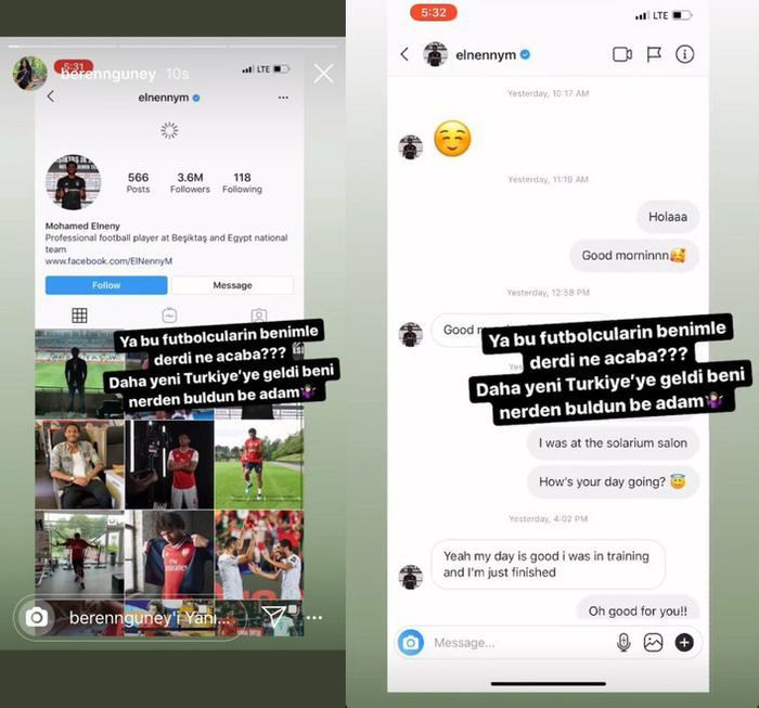 Instagram fenomeni Beren Güney, Mohamed Elneny'i ifşaladı! - Sayfa 2