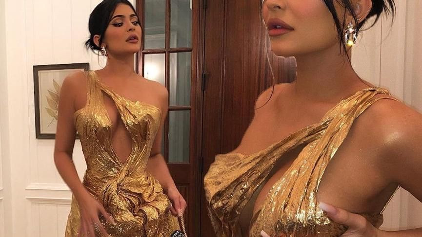 Kylie Jenner kıyafetiyle düğünün önüne geçti - Sayfa 5