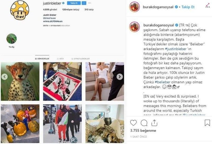 Justin Bieber'den Türkleri gururlandıran paylaşım! - Sayfa 2