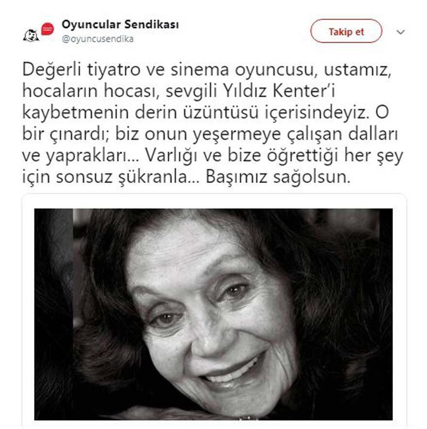 Sosyal medyada Yıldız Kenter üzüntüsü! Ünlü isimlerden mesajlar - Sayfa 8